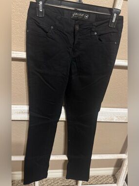 Y2K Vintage Grane Black Skinny Jeans; Sz 1